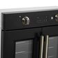Forno Asti 30" Single Electric Wall Oven with French Door in Black, , large