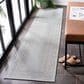 Safavieh Bermuda 2" x 8" Light Blue and Ivory Indoor/Outdoor Area Performance Rug, , large