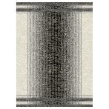 Balta Rugs Yves Striped 5"3" x 7" Charcoal Area Rug, , large