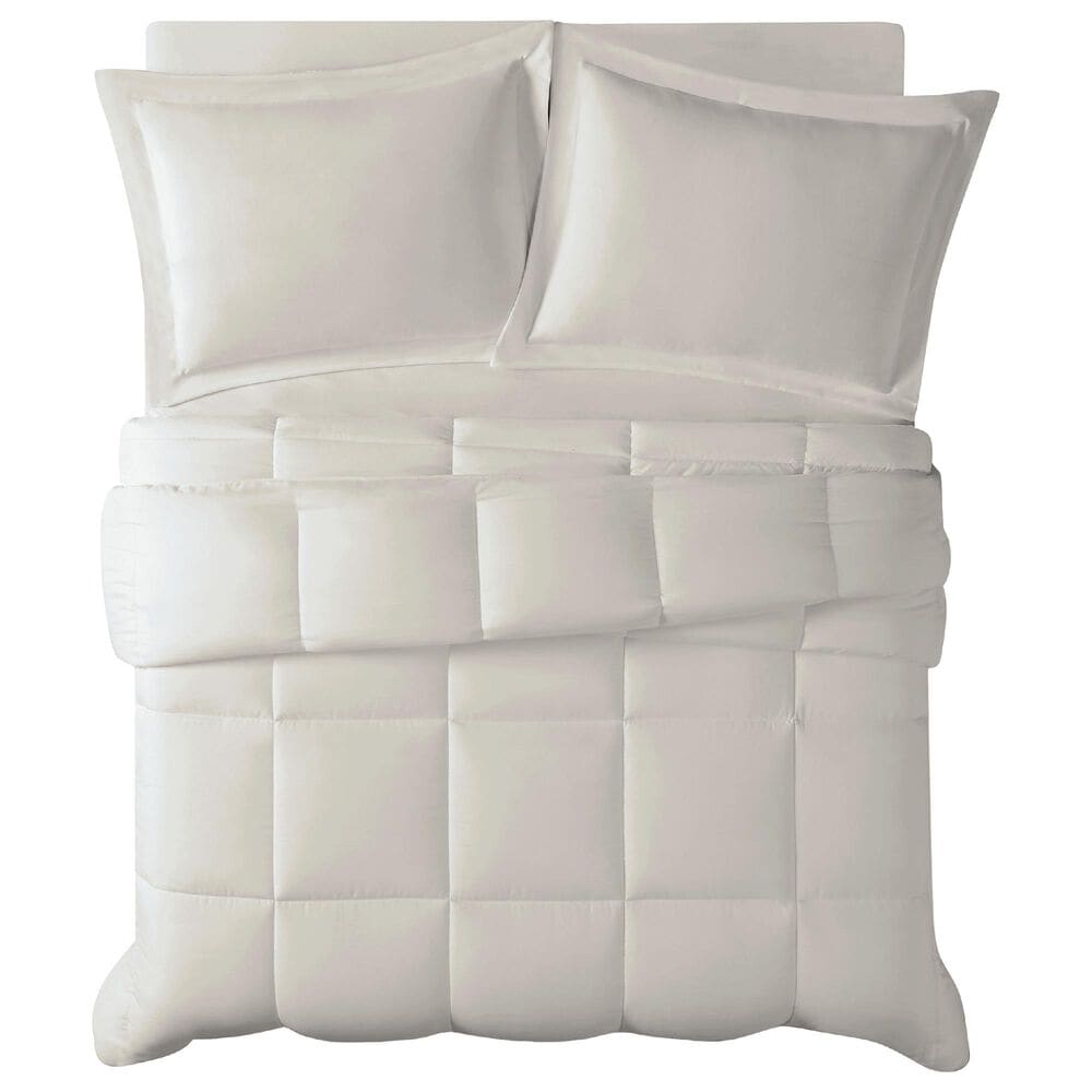 Pem America Truly Calm Antimicrobial 3-Piece King Comforter Set in Khaki, , large