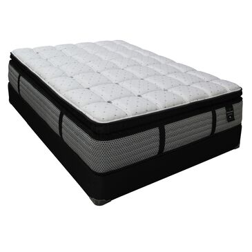 Sleeptronic Berkshire Warren Elite II Euro Pillow Top King Mattress with Low Profile Box Spring, , large