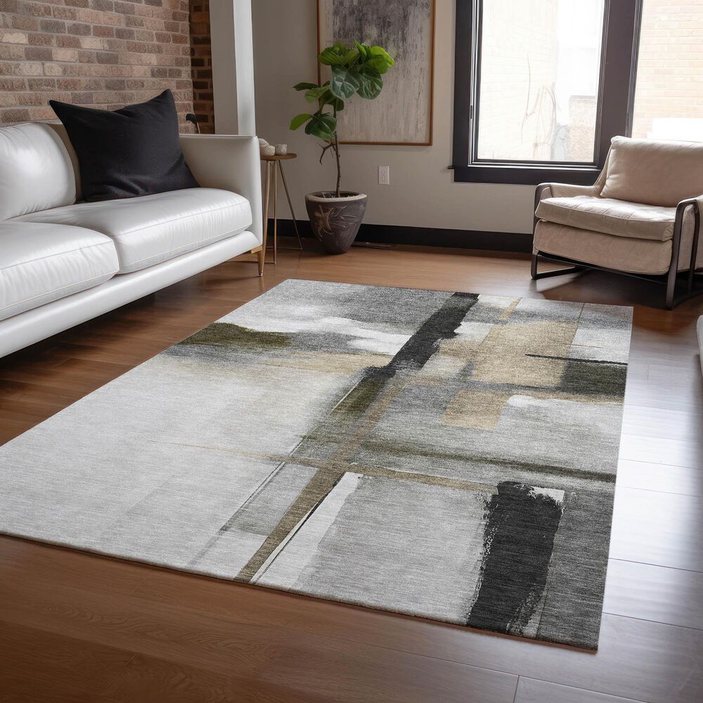 Dalyn Rug Company Ravenna RN9 8&#39; x 10&#39; Gray Area Rug, , large