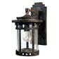 Maxim Lighting Santa Barbara Cast 1 Light Outdoor Wall Lantern in Sienna, , large