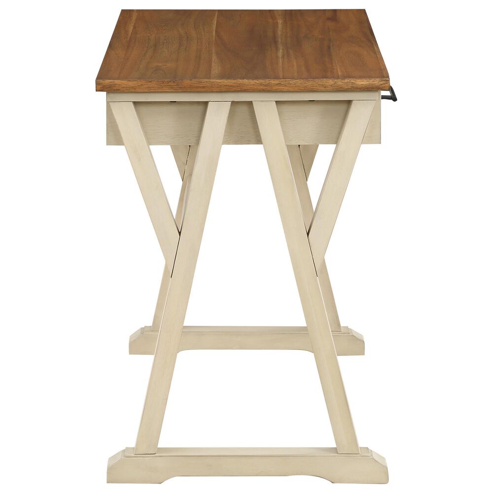 OSP Home Jericho Rustic Writing Desk in Antique White, , large