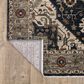 Oriental Weavers Eliana Brown and Blue 9"10" x 12"10" Area Rug, , large