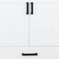 Lexora Home Ziva 80" Double Bathroom Vanity in White with 2 cm White Quartz Top and Rectangular Sinks, , large