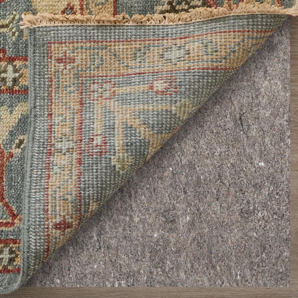 Feizy Carrington Blue and Rust 5&#39;6&quot; x 8&#39;6&quot; Area Rug, , large