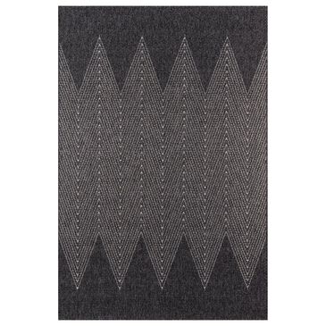 Momeni Como COM-5 10" x 13" Charcoal Area Performance Rug, , large