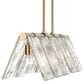 Golden Lighting Serenity 5-Light Linear Pendant in Modern Brass, , large