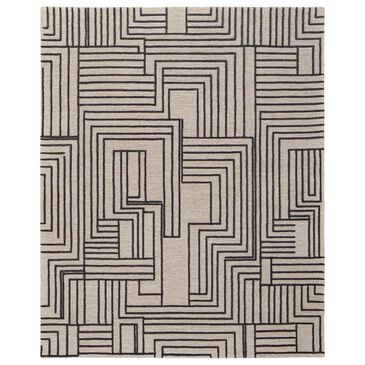 Feizy Gansett 8" x 10" Beige and Brown Area Rug, , large