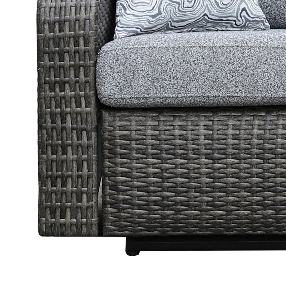 Summit Home Hampton Cove Recliner Sofa in Tobias Color Shadow, , large