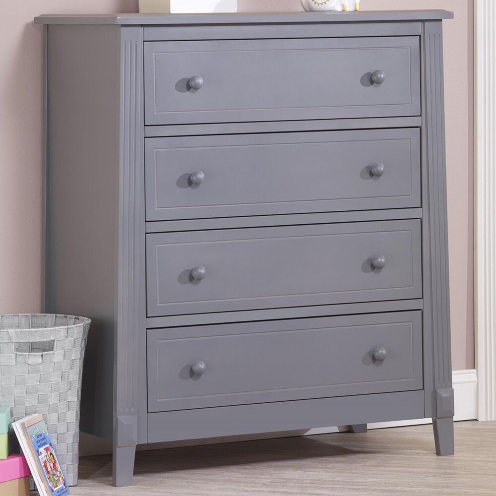 Sorelle Berkley 4-Drawer Chest in Gray, , large