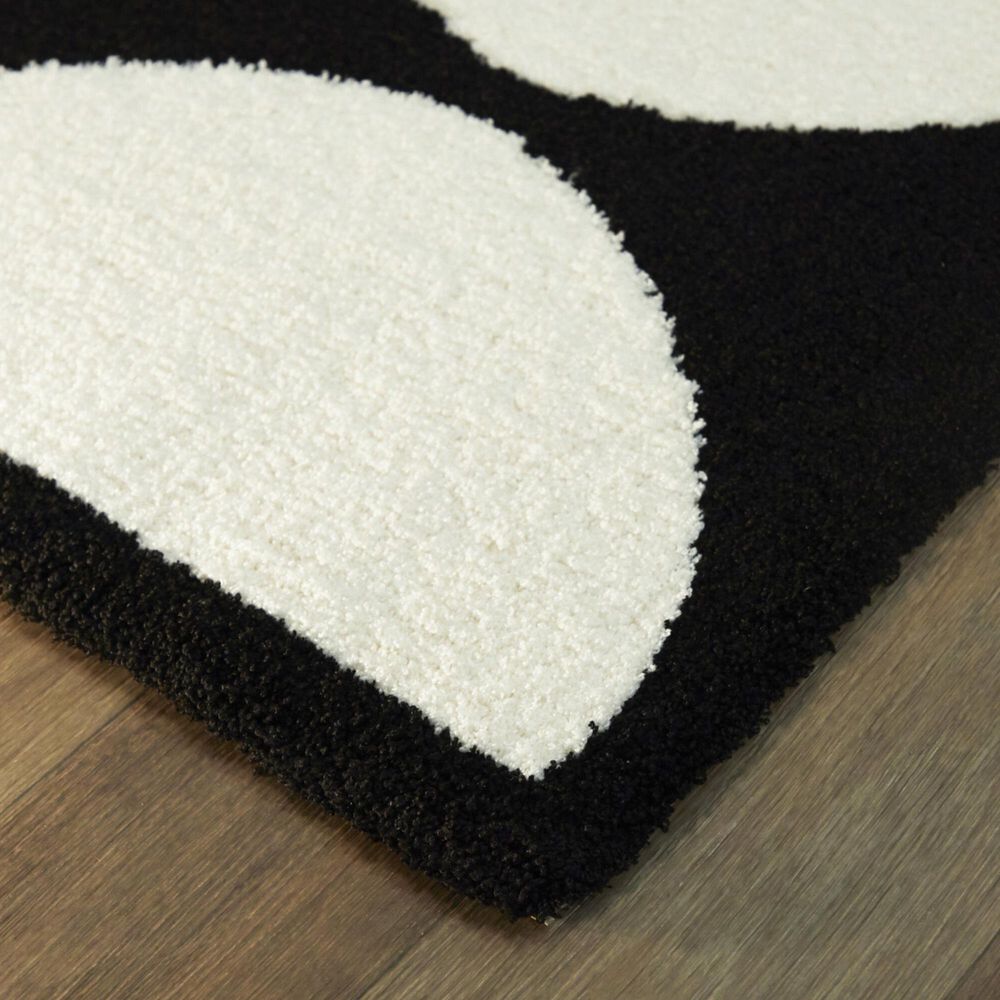 Balta Rugs Bartholdi 5&#39;3&quot; x 7&#39; Black Area Rug, , large