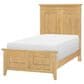 St Claire Home Today"s Traditions 5 Piece Twin Platform Panel Bedroom Set in Natural Hickory, , large
