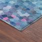 Dalyn Rug Company Kaleidoscope Turquoise 8" x 10" Indoor/Outdoor Area Rug, , large