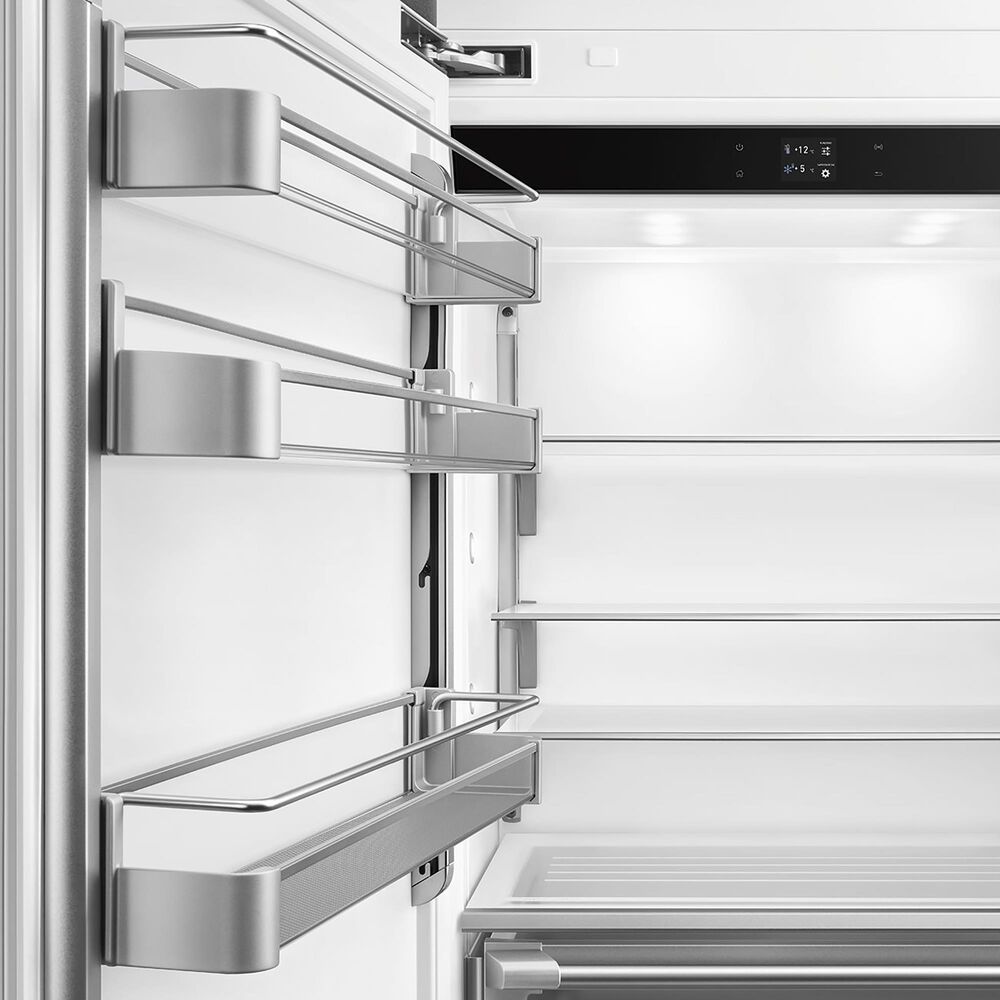 SMEG 19.64 Cu. Ft. Built-In Bottom Mount Refrigerator with Left Hinge in Panel Ready, , large