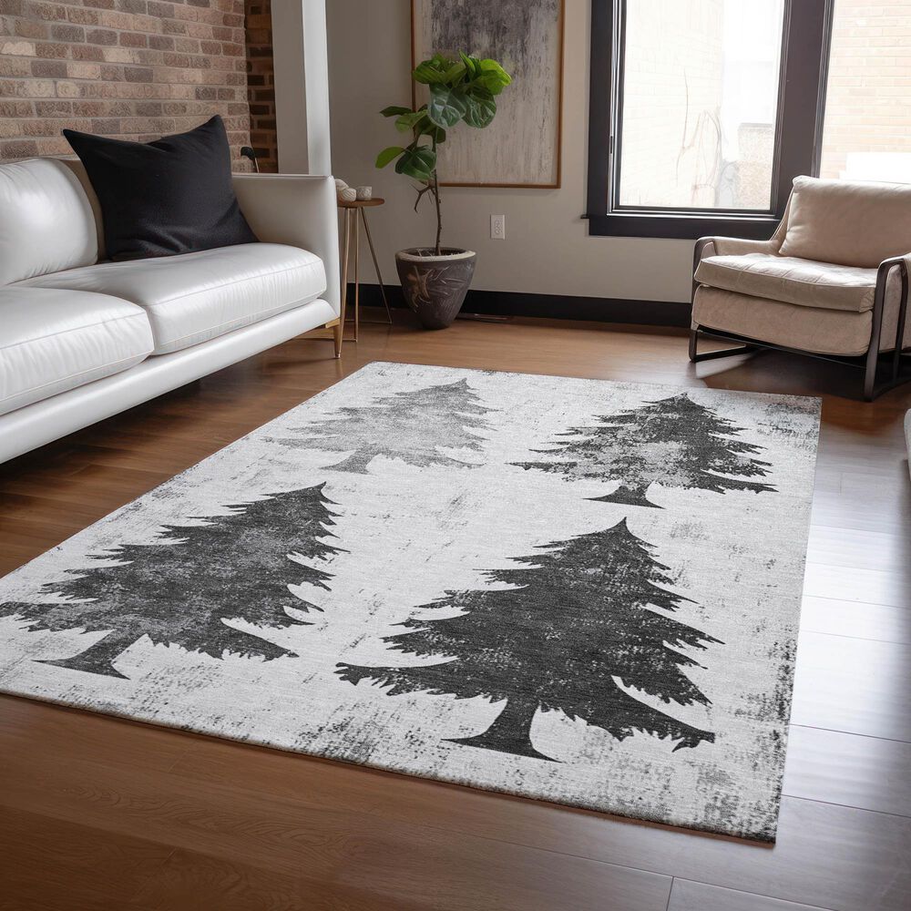 Dalyn Rug Company Wonderland WN19 5&#39; x 7&#39;6&quot; Gray Indoor/Outdoor Area Rug, , large