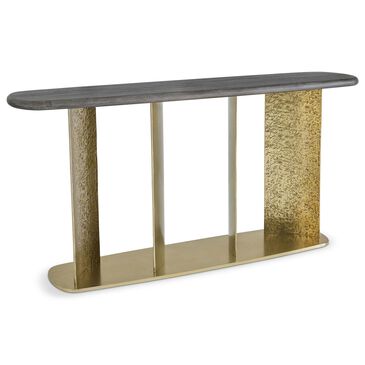 Bernhardt Trost Console Table in Bracken and Dorado Gold, , large