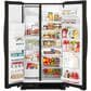 Whirlpool 24.6 Cu. Ft. 36" Wide Side-by-Side Refrigerator in Black Stainless, , large