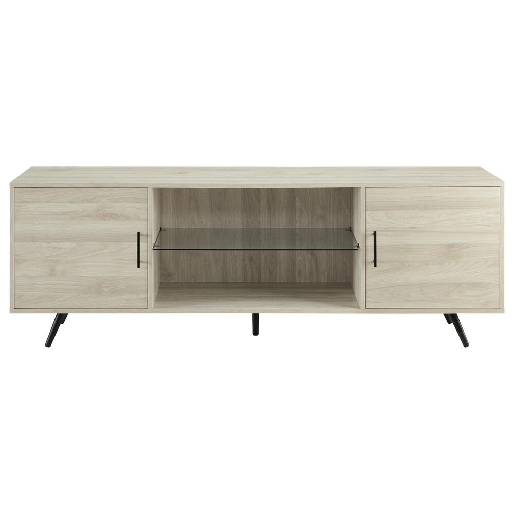 Walker Edison Nora 70&quot; TV Stand in Birch, , large