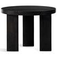 Four Hands Mesa End Table in Ebony Parawood, , large