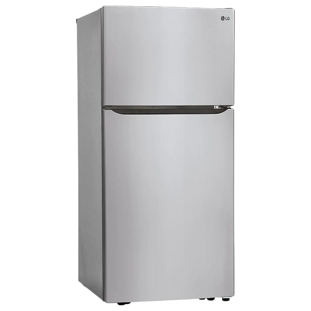 LG 20 Cu. Ft. Top Freezer Refrigerator Reversible Door with Ice Maker in Stainless Steel, , large