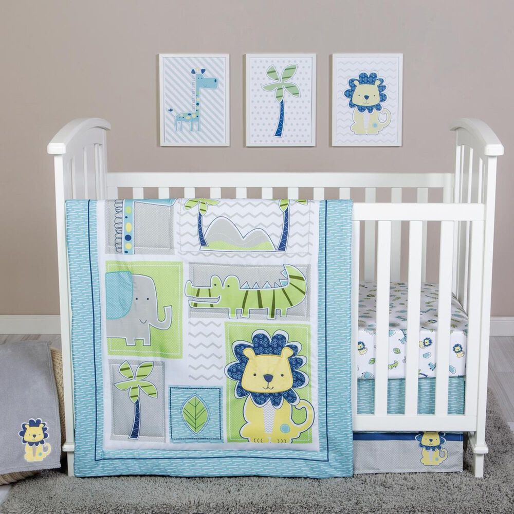 Trend Lab LLC Jungle Roar 4-Piece Crib Bedding Set, , large
