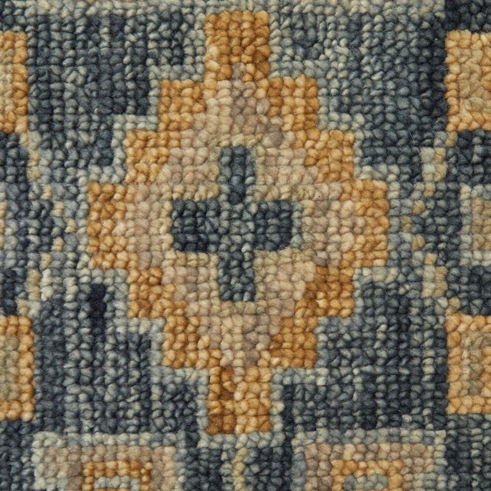 Feizy Fillmore 3&#39; x 5&#39; Blue and Charcoal Area Rug, , large