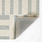 Momeni Archer Striped 2" x 3" Blue Area Rug, , large