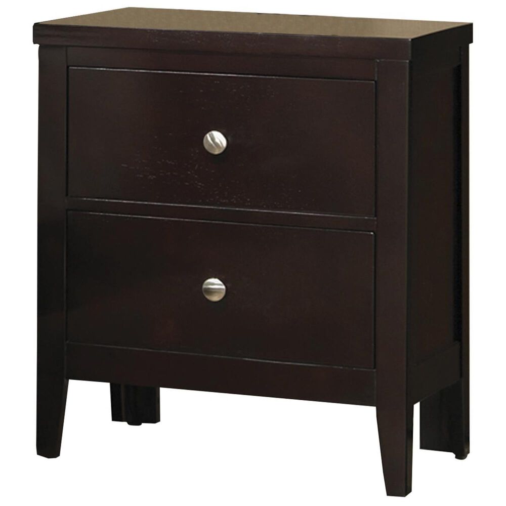 Pacific Landing Carlton 2 Drawer Nightstand in Cappuccino, , large