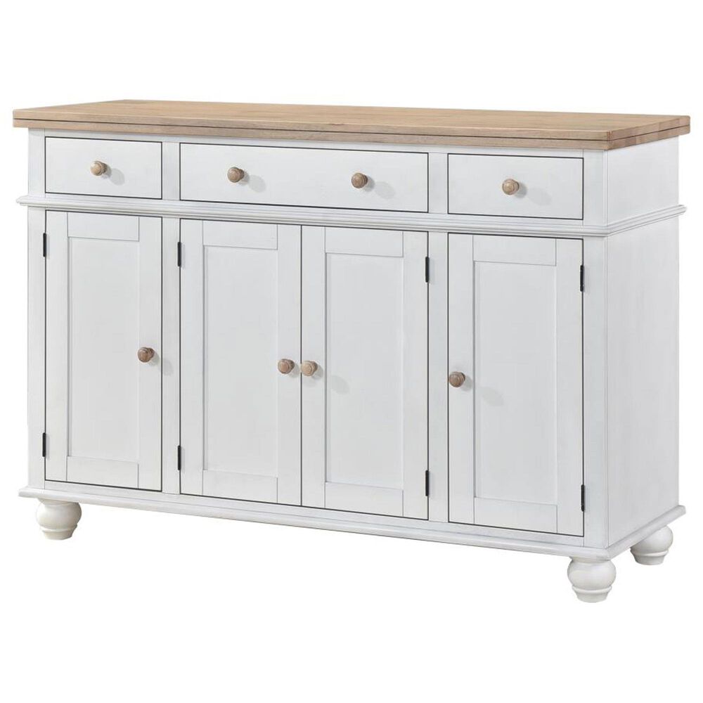 Urban Styles Highland 4-Door Server in Whitewash and Natural, , large