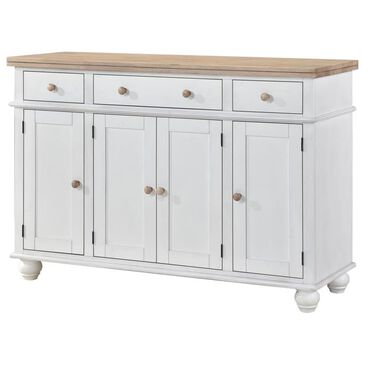 Urban Styles Highland 4-Door Server in Whitewash and Natural, , large