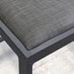 HOMLUX Outdoor Counter Stool with Open-Frame Backrest in Dark Grey (Set of 2), , large