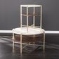 Southern Enterprises Ardmillan End Table in Brass/Tobacco/White, , large