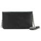 Black Canyon Outfitters 6" Leather Wallet with Buffalo Nickel Snap Chain in Black, , large