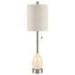 Crestview Collection Meyer Buffet Lamp in Cream and Brushed Nickel, , large