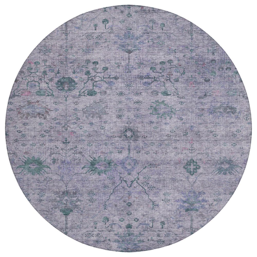 Dalyn Rug Company Solace SL4 8" Round Lavender Area Rug, , large