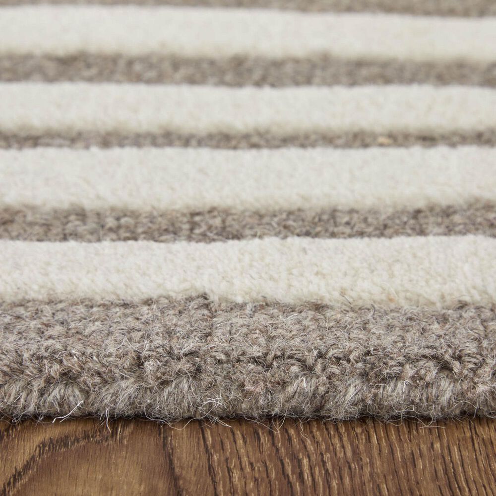 Feizy Kimball Taupe and Ivory 12&#39; x 15&#39; Area Rug, , large
