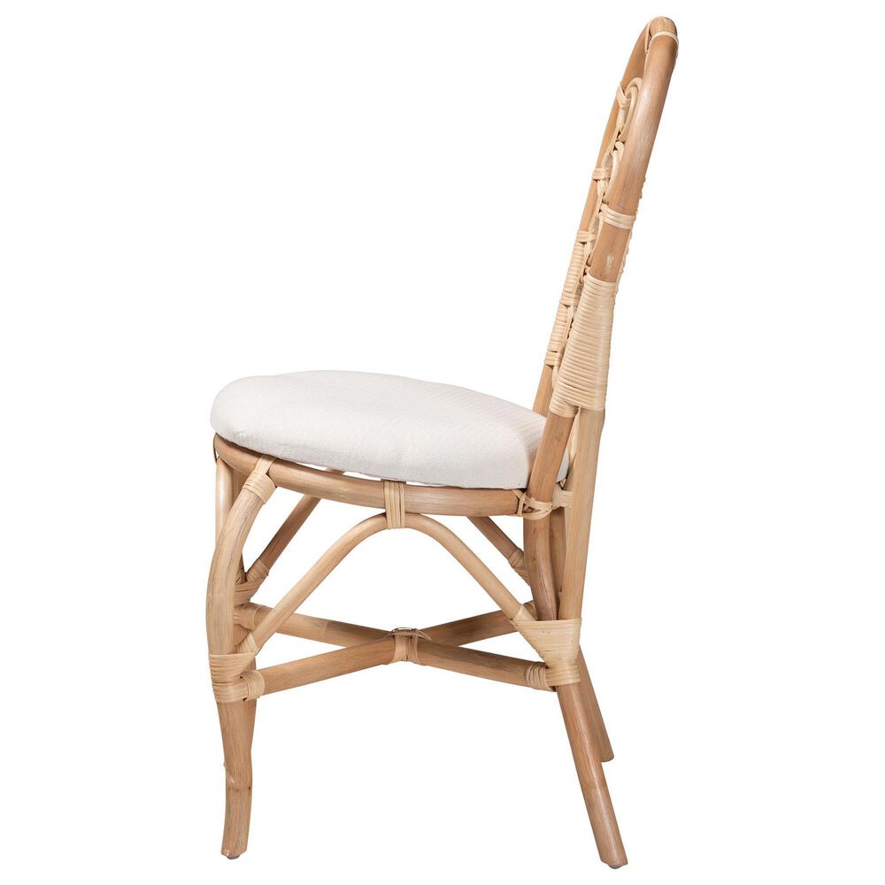 Baxton Studio Jerica Side Chair in Natural Brown, , large