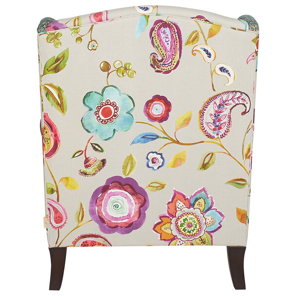 Jennifer Taylor Home Anya Arm Chair in Navy Blue, Purple, Red, Taupe and Green, , large