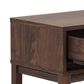 Safavieh Fidia 1-Drawer Nightstand in Dark Walnut, , large