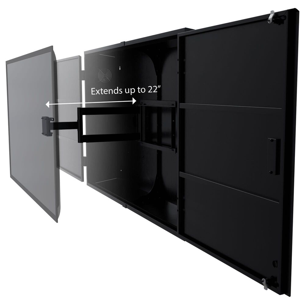 Storm Shell Pro 55&quot; Outdoor TV Enclosure in Black, , large