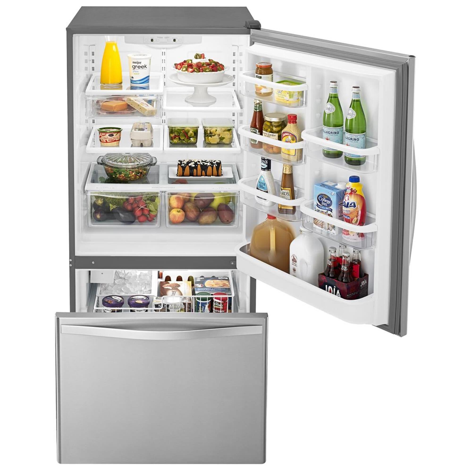 Whirlpool 22 Cu. Ft. Bottom Freezer Refrigerator with Freezer