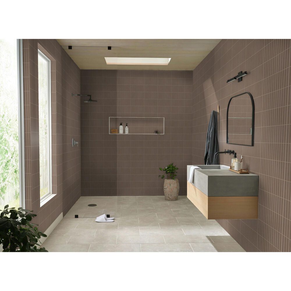 Shaw Embrace Bourbon 11.5" x 11.75" Glass Mosaic Sheet, , large