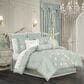 J. Queen New York Spring Garden 26" Square Euro Pillow Sham in Spa, , large