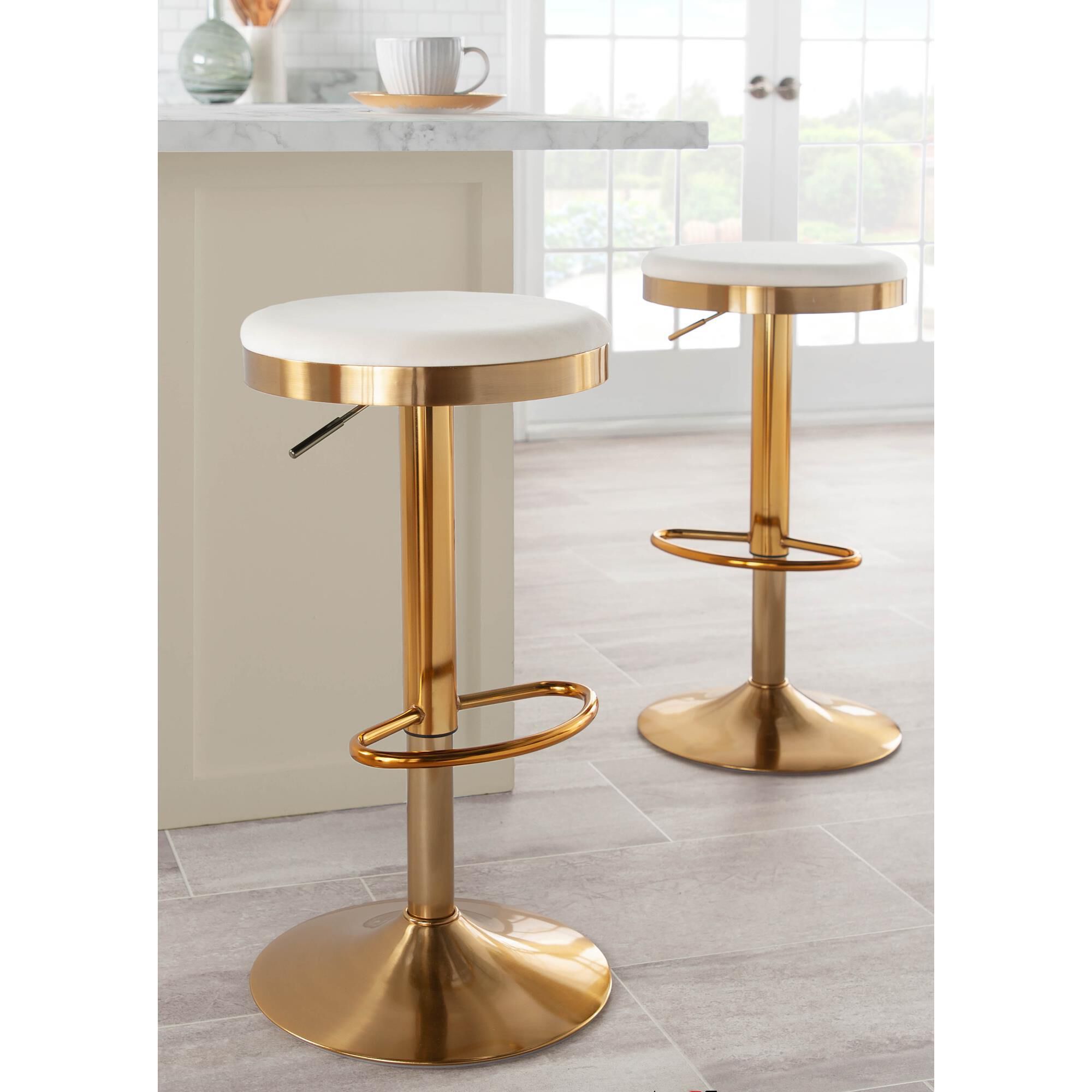 Dakota adjustable shop bar stool