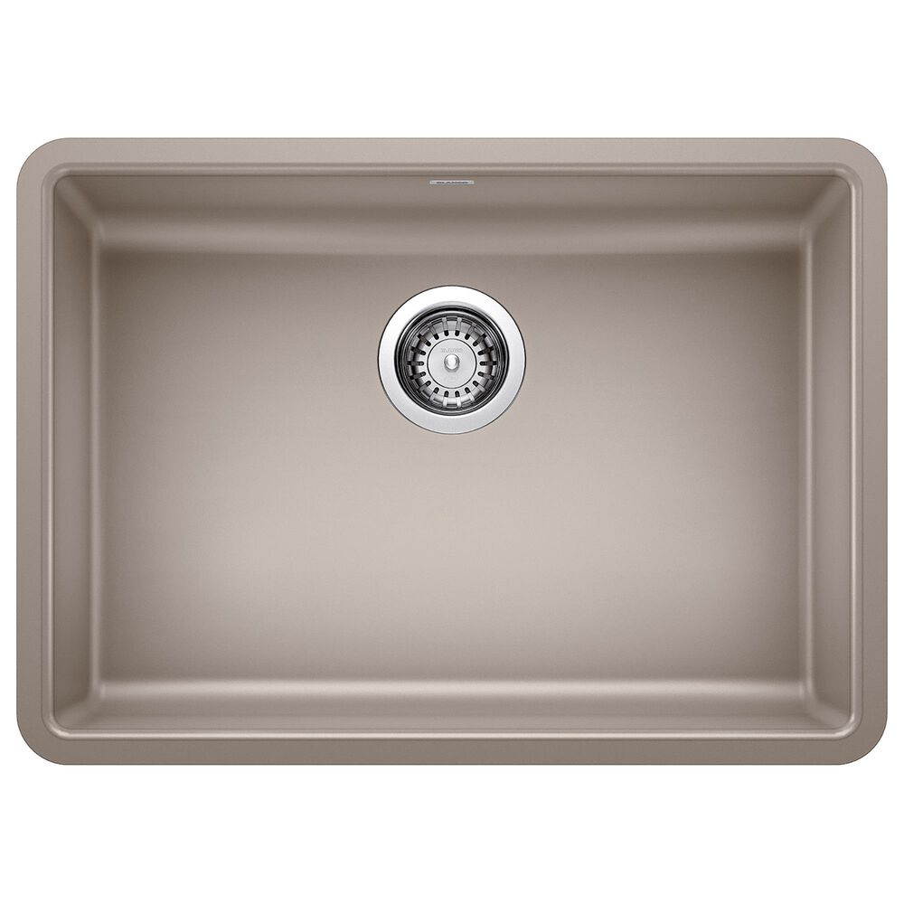 Blanco Precis 25" ADA Single Bowl Kitchen Sink in Truffle, , large