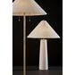 Adesso Waylon Table Lamp in White and Antique Brass, , large