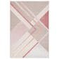 Safavieh Sarasota 5"3" x 7"7" Pink and Brown Indoor/Outdoor Area Rug, , large