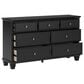 Ashley Lanolee 5-Piece King Bedroom Set in Black, , large